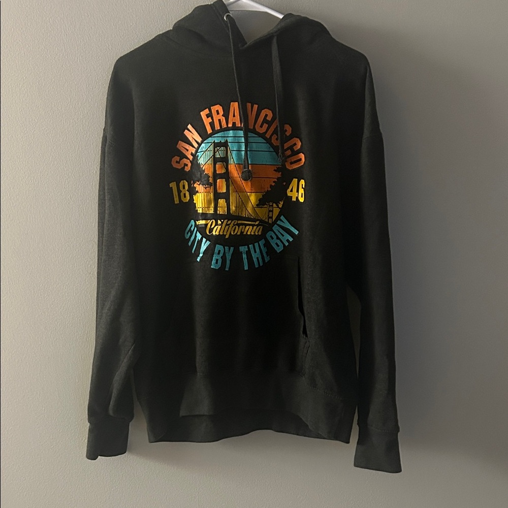 San Francisco Graphic Black Hoodie
